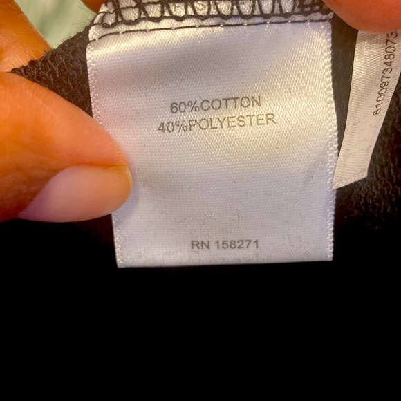 Women's Plus Size PSK Collective Black Curved Hem French Terry Running Shorts 2X - Picture 7 of 8